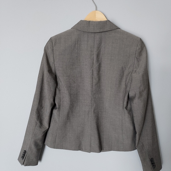 Ann Taylor Suit Taupe. Blazer size 2, trousers size 4 curvy. - Picture 3 of 6